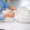1 1/2 Inch White Satin Ribbon,50 Yards White Ribbon Solid Fabric Ribbon for Gift Wrapping Floral Bouquets Wedding Home Party Decoration view 4