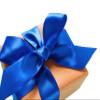 1 1/2 Inch Blue Satin Ribbon,50 Yards Blue Ribbon Solid Fabric Ribbon for Gift Wrapping Floral Bouquets Wedding Home Party Decoration view 4