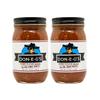 Don-E-G's "More Please" S-TO THE-PICY Salsa - Authentic Irresistible Homemade Taste, Made with a Secret Family Recipe, Made in Arkansas, 16 oz (2 Pack) view 1