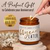 60th Anniversary Gifts - '60 Year Later' Candle, w/Sandalwood Rose - infused w/Essential Oils I 60th Wedding Anniversary Gift Ideas I 60 Year Wedding Anniversary Gifts for Wife I USA Made view 2