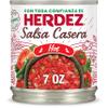 HERDEZ Salsa Casera, Hot, 7 oz Can (12 Pack) - Authentic Mexican Homestyle Salsa, Perfect for Tacos, Chips & Dips view 4