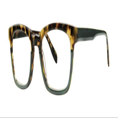 Scojo New York Westchester Reading Glasses, Handmade Scratch Resistant Readers for Women and Men, Green Tortoise +1.75