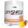 EHP Labs OxyShred Pre Workout Powder - Preworkout Powder with L Glutamine & Acetyl L Carnitine, Energy Boost Drink - Peach Mango, 60 Servings view 1