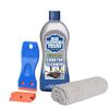 PURPUR Cloth, Scraper & Bar Keepers Friend Cooktop & Stove Cleaner Bundle KIt, Non-Abrasive, Removes Tough Stains for Glass - Ceramic Surfaces (13 Oz) view 1