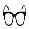 Calabria R785 Pantho Blue Light Reading Glasses +2.75 Black Men Women Trendy Single Power Computer Readers Chic Spring Hinge view 3