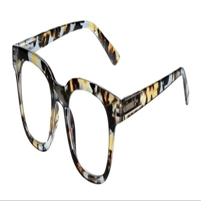 Calabria R785 Pantho Blue Light Reading Glasses +2.25 Blue Quartz/Brown Black Men Women Trendy Single Power Computer Readers