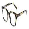 Calabria R785 Pantho Blue Light Reading Glasses +2.25 Blue Quartz/Brown Black Men Women Trendy Single Power Computer Readers view 2