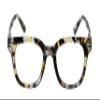 Calabria R785 Pantho Blue Light Reading Glasses +2.25 Blue Quartz/Brown Black Men Women Trendy Single Power Computer Readers view 3