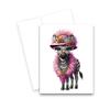Aria Rae Design Fancy Zebras Note Cards, Set of 12, funny animal notecards, Funny greeting cards, Assorted Cards with Envelopes All Occasion, Blank Inside, zebra gifts for women view 4