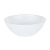 EcoQuality 12oz Hammered White Plastic Round Bowls with Gold Rim - Disposable Translucent Plastic Soup Bowls, Heavy Duty Salad Bowls, Dessert Bowl, Baby Showers, Weddings, Birthday Party (120) view 1