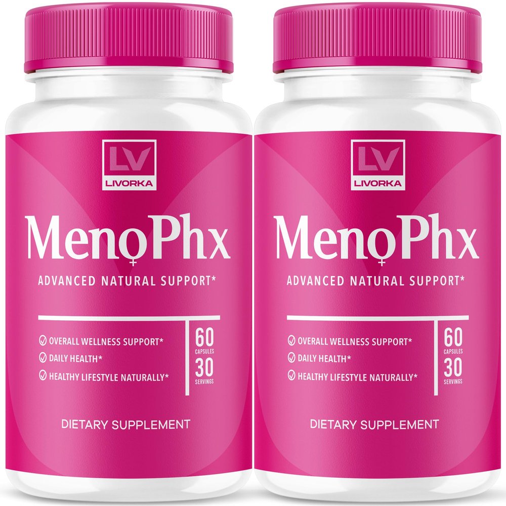 LIVORKA (2 Pack) MenoPhx, MenoPhx, MenoPhx Capsule, MenoPhx Detox, Meno PHX, PHX Meno, MenoPhnx (120 Capsules)