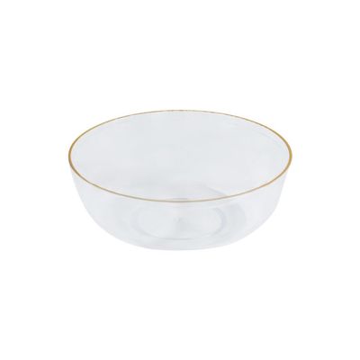 EcoQuality 6 oz Clear Plastic Round Bowls - Disposable Plastic Dessert Bowls, Ice Cream Bowl, Sundae Bowl, Heavy Duty Plastic Soup Bowls for Baby Showers, Weddings, Birthday Party, Receptions (30)