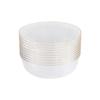 EcoQuality 6 oz Clear Plastic Round Bowls - Disposable Plastic Dessert Bowls, Ice Cream Bowl, Sundae Bowl, Heavy Duty Plastic Soup Bowls for Baby Showers, Weddings, Birthday Party, Receptions (30) view 2