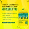 Hydration Replenisher Electrolyte Replacement Stick Packets| Essential Rapid Hydration & Vitamins | Sodium, Potassium, Magnesium, Vitamins B, C, D, Zinc | Lemon Lime 24 Pack view 3