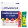 No Days Wasted Hydration Replenisher Electrolyte Replacement Stick Packets| Essential Rapid Hydration & Vitamins | Sodium, Potassium, Magnesium, Vitamins B, C, D, Zinc | 4 Flavor Variety Pack view 1