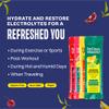 No Days Wasted Hydration Replenisher Electrolyte Replacement Stick Packets| Essential Rapid Hydration & Vitamins | Sodium, Potassium, Magnesium, Vitamins B, C, D, Zinc | 4 Flavor Variety Pack view 3