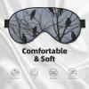 Black Crow Birds Print Eye Covers Soft Eye Masks for Sleeping Cute Sleep Nask Blackout Travel Sleep Blindfold for Men & Women view 3