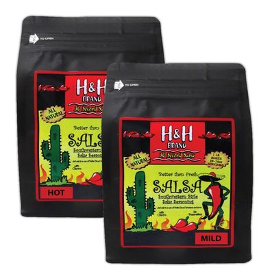 30 Second Salsa Mix-Seasoning Southwestern style; (40 oz. 68-Servings, Bonus Bags, 0.81-ea. 1-Mild + 1-Hot)