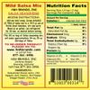 30 Second Salsa Mix-Seasoning Southwestern style; (40 oz. 68-Servings, Bonus Bags, 0.81-ea. 1-Mild + 1-Hot) view 2