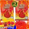 (PACK OF 2) Hot Cinnamon Original Hard Candy Flavored - Total of 10.8oz Candies (Packaging May Vary) - Comes With One Bus Resealable ZipBag view 1