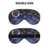 Abstract Science Chemistry Print Eye Covers Soft Eye Masks for Sleeping Cute Sleep Nask Blackout Travel Sleep Blindfold for Men & Women view 2