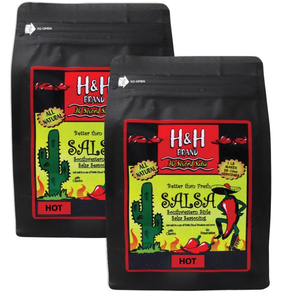 30 Second Salsa Mix-Seasoning Southwestern style; (40 oz. 68-Servings, Bonus Bags, 0.81-ea. 2-Hot)