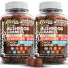 15in1 Mushroom Gummies with Lion's Mane Turkey Tail Cordyceps Reishi Chaga Sweet Toot Maitake Meshima Poria Cocos Shiitake Tremella, Oyster Agaricus Mushrooms for Men and Women Supplement - 2Pack view 1