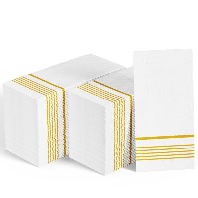 400 Pack Paper Dinner Napkins, Absorbent Paper Napkins, Premium Quality Guest Towels, 2-Ply Disposable Hand Towels for Thanksgiving, Kitchen, Events, Parties or Events