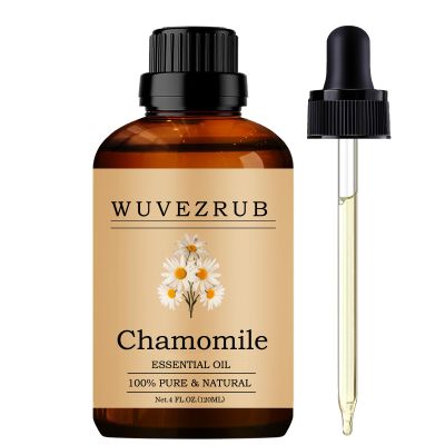 Wuvezrub Chamomile Essential Oil for Diffuser, Aromatherapy & DIY-120ml