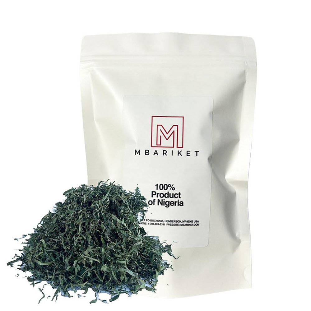 Mbariket Nigerian Afang Leaves Okazi (1 x 1 oz Pack)