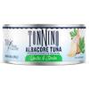 Tonnino Tuna Fish Albacore - Premium chunk in olive oil with Garlic & Herbs Pack of 12 Alternative to Salmon Protein Snacks Ready to Eat Meals view 4