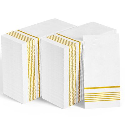 600 Pack Paper Dinner Napkins, Absorbent Paper Napkins, Premium Quality Guest Towels, 2-Ply Disposable Hand Towels for Thanksgiving, Kitchen, Events, Parties or Events