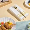 600 Pack Paper Dinner Napkins, Absorbent Paper Napkins, Premium Quality Guest Towels, 2-Ply Disposable Hand Towels for Thanksgiving, Kitchen, Events, Parties or Events view 3