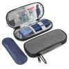 BLK8IGHT Insulin Pen Cooler Travel Case with 2 Reusable TSA Approved Ice Packs, Diabetic Medication Insulated Cooler Bag for Insulin Pens and Other Diabetic Supplies Storage Grey view 1