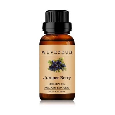 Wuvezrub Juniper Berry Essential Oils 10ML, 100% Pure and Natural Essential Oil for Aromatherapy Diffuser - 0.33 Fl Oz/Juniper Berry