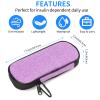 BLK8IGHT Insulin Pen Cooler Travel Case with 2 Reusable TSA Approved Ice Packs, Diabetic Medication Insulated Cooler Bag for Insulin Pens and Other Diabetic Supplies Storage Purple view 4