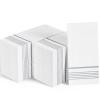 400 Pack Paper Dinner Napkins, Absorbent Paper Napkins, Premium Quality Guest Towels, 2-Ply Disposable Hand Towels for Kitchen, Events, Parties or Events (Silver) view 1