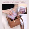 DGAZ Sanitary Napkin Storage Bag, Period Bag for Teen Aged Girls, Portable Period Bag for Panty Liners/Menstrual Cup/Small TamponsMini Makeup Bag for Purse view 3
