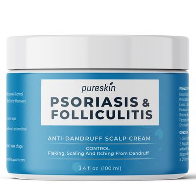 Scalp Soothing Cream for Flaking Skin, Temporary Relief of The Look of Dry Red Skin, 100ml