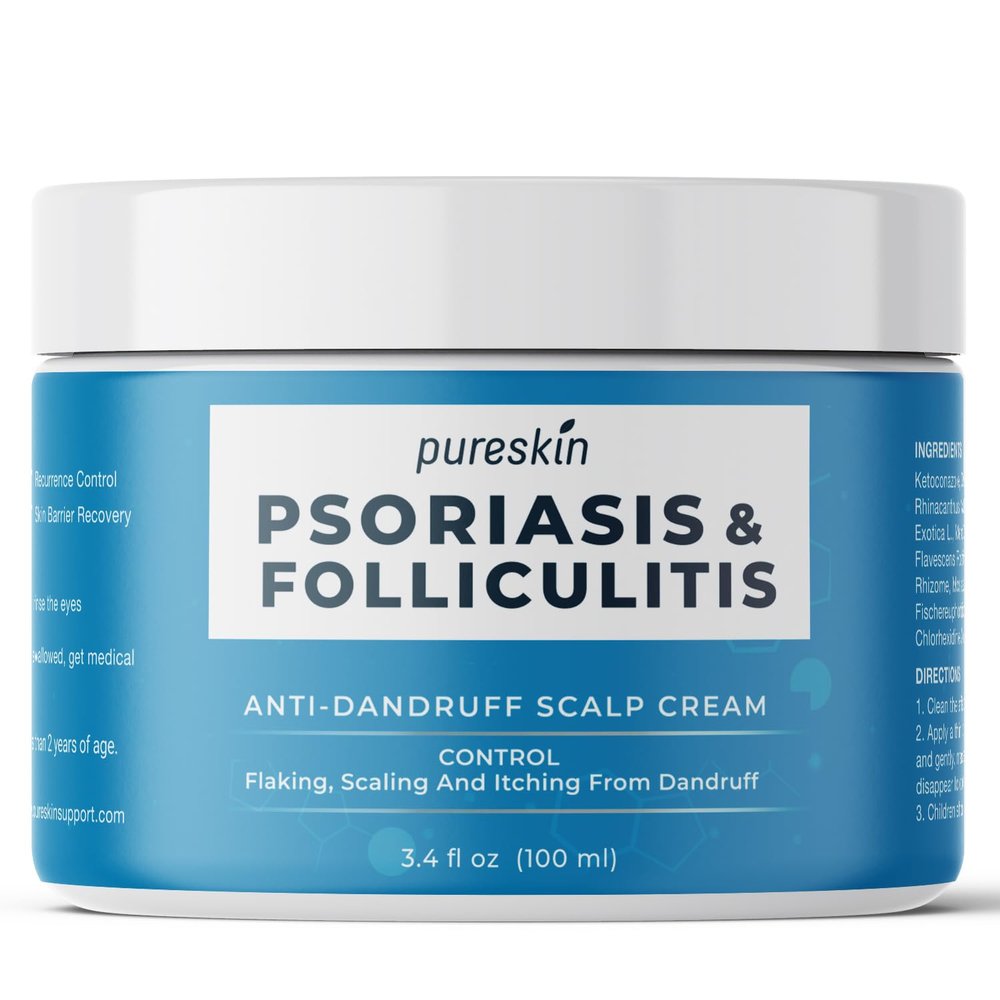 Scalp Soothing Cream for Flaking Skin, Temporary Relief of The Look of Dry Red Skin, 100ml