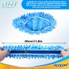 KEEPOW Mop Slippers Shoes Microfiber Floor Cleaning Tool House Mop Socks Shoe Cover Mopping Slippers Shoes Cover Soft Washable Reusable Foot Socks for Women Men Floor Cleaning Tool (5 Pairs) view 2