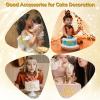 14 Pcs Happy Birthday Cake Toppers Acrylic Cake Topper Gold Silver Happy Birthday Cake Decorations Birthday Cupcake Toppers for Birthday Party Cake Desserts Supplies view 3