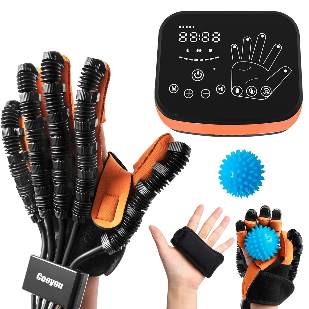 Cooyou Hand Function Rehabilitation Robotic Gloves Generation Upgrade, Recovery Rehabilitation Hand Gloves, Stroke Rehab Gloves, Rehabilitation Glove Robot, Rehabilitation Glove Set