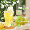 Lamosi 300 Pack 12 oz Clear Plastic Cups,12 Ounce Disposable Cold Drinking Cups for Party, Picnic, BBQ, Travel, Christmas, Events view 2