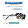 KISSOUL Rimless Photochromic Bifocal Reading Glasses Blue Light Blocking Readers Lightweight Transition Sunglasses Man Woman view 4