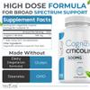 Teaveli Cognizin Citicoline- 500mg CDP Choline Capsules- Clinically Studied Brain Supplement to Support Clarity, Concentration and Memory  Most Bioavailable Form of Choline Supplements - 30 Servings view 2