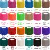 120 Pack Colorful Self Adhesive Bandage Wrap Bulk 2 Inch x 5 Yards Cohesive Bandage,Vet Wrap Breathable Elastic Self-Adherent Tape for Stretch Athletic Sports Wrist Ankle Dogs Pet Vet Wrap view 2