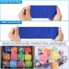 120 Pack Colorful Self Adhesive Bandage Wrap Bulk 2 Inch x 5 Yards Cohesive Bandage,Vet Wrap Breathable Elastic Self-Adherent Tape for Stretch Athletic Sports Wrist Ankle Dogs Pet Vet Wrap view 3