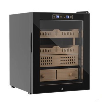 Cigar Humidor Small Cigar Cabinet Intelligent Constant Temperature and Humidity Cigar Storage Cabinet Cedar Wood Shelf