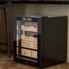 Cigar Humidor Small Cigar Cabinet Intelligent Constant Temperature and Humidity Cigar Storage Cabinet Cedar Wood Shelf view 2